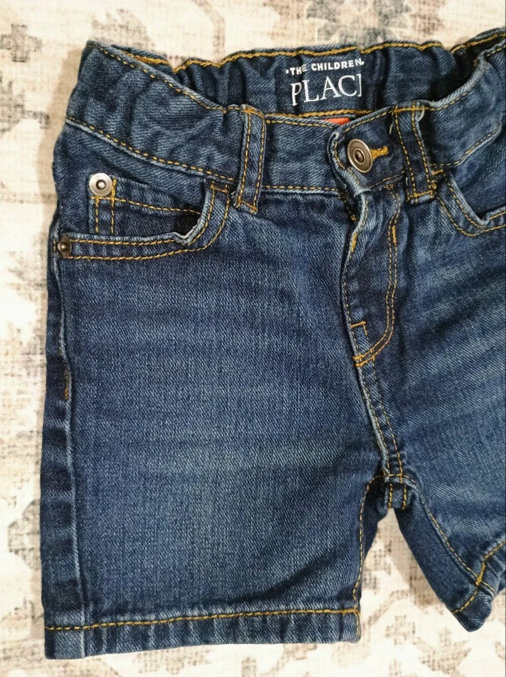 4/$15 Dark Wash Jean Short, 2T